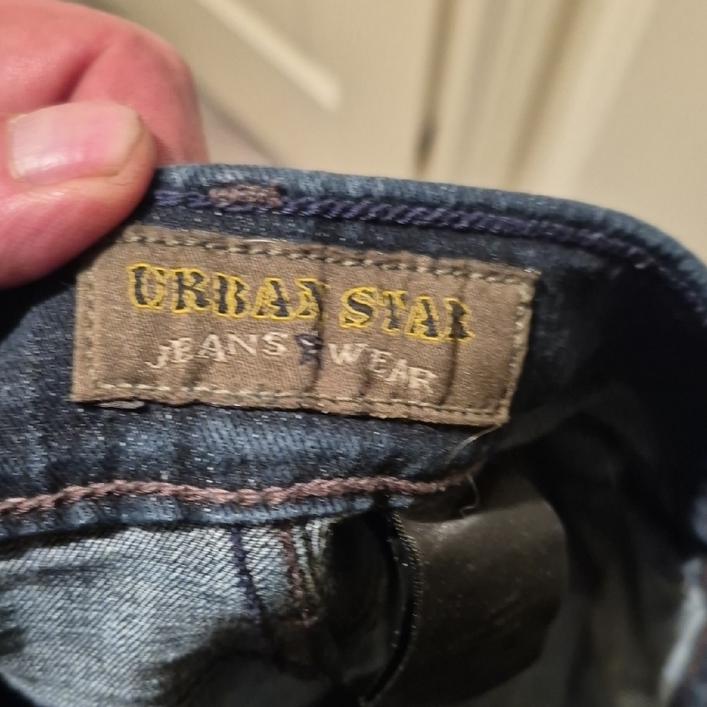 Urban Star Dark Denim Slim Jeans - Picture 5 of 6